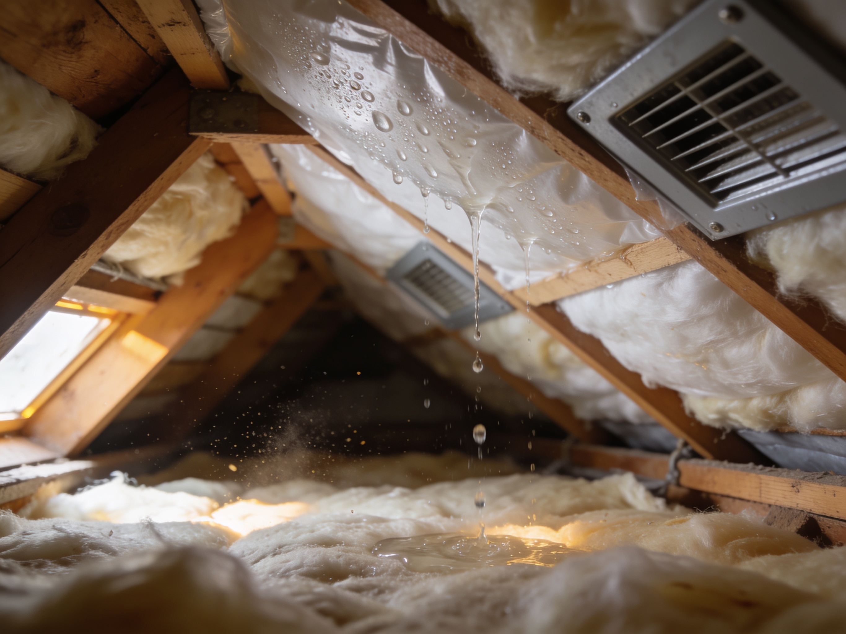 Dealing With Condensation Leaks In Insulated Attics Of La Mesa