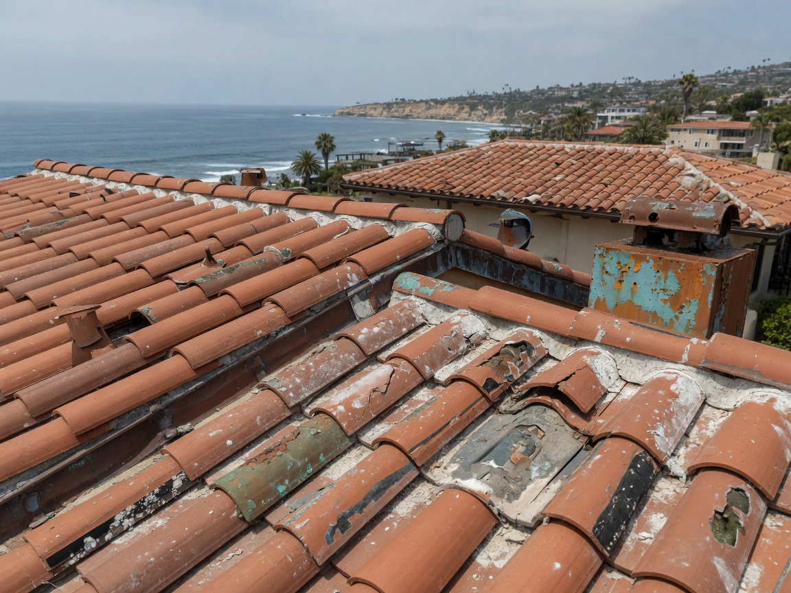 How Salt Air Corrodes Roofs In La Jolla