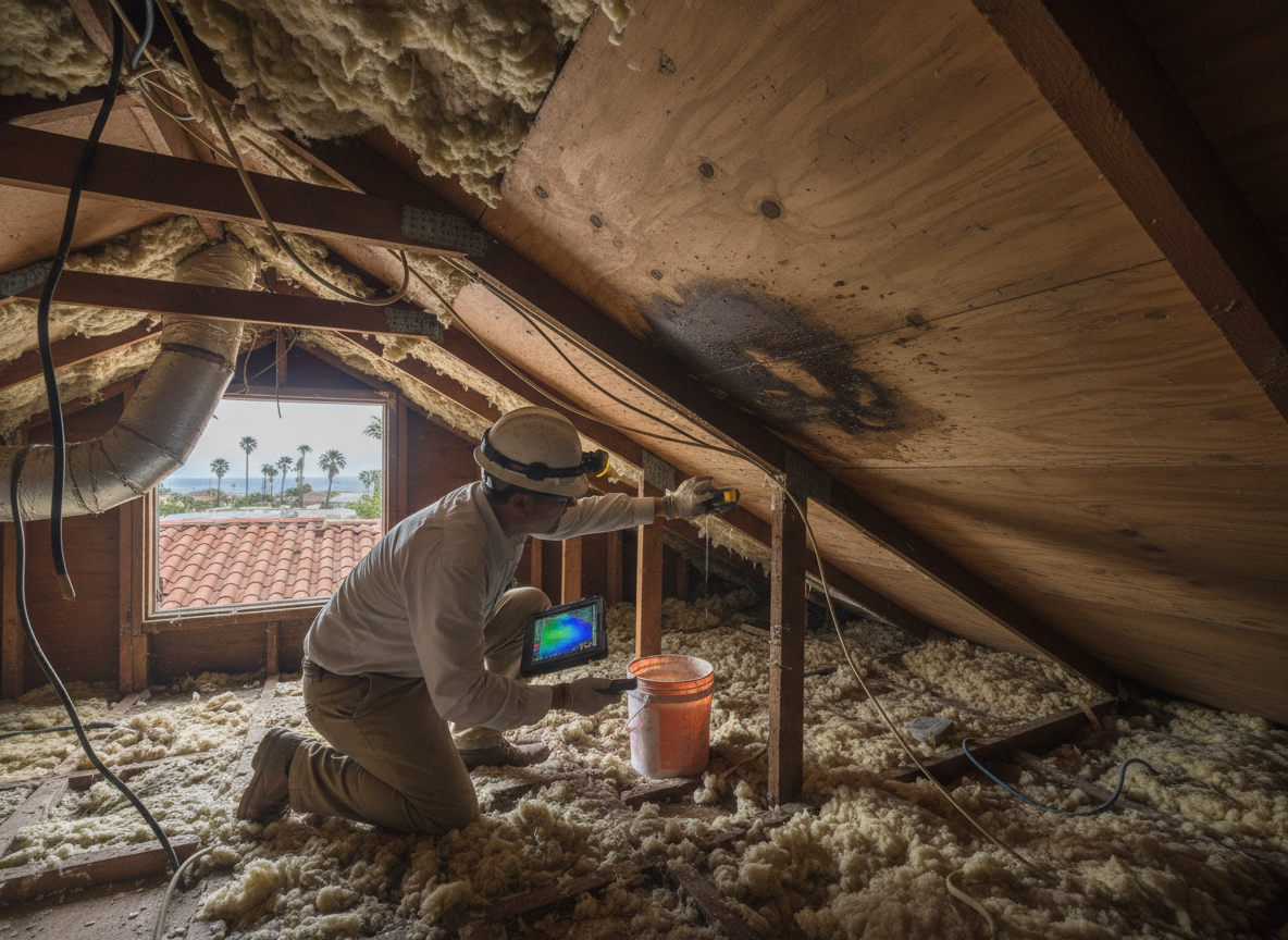 Identifying Hidden Leaks In Attics Of Coronado Homes