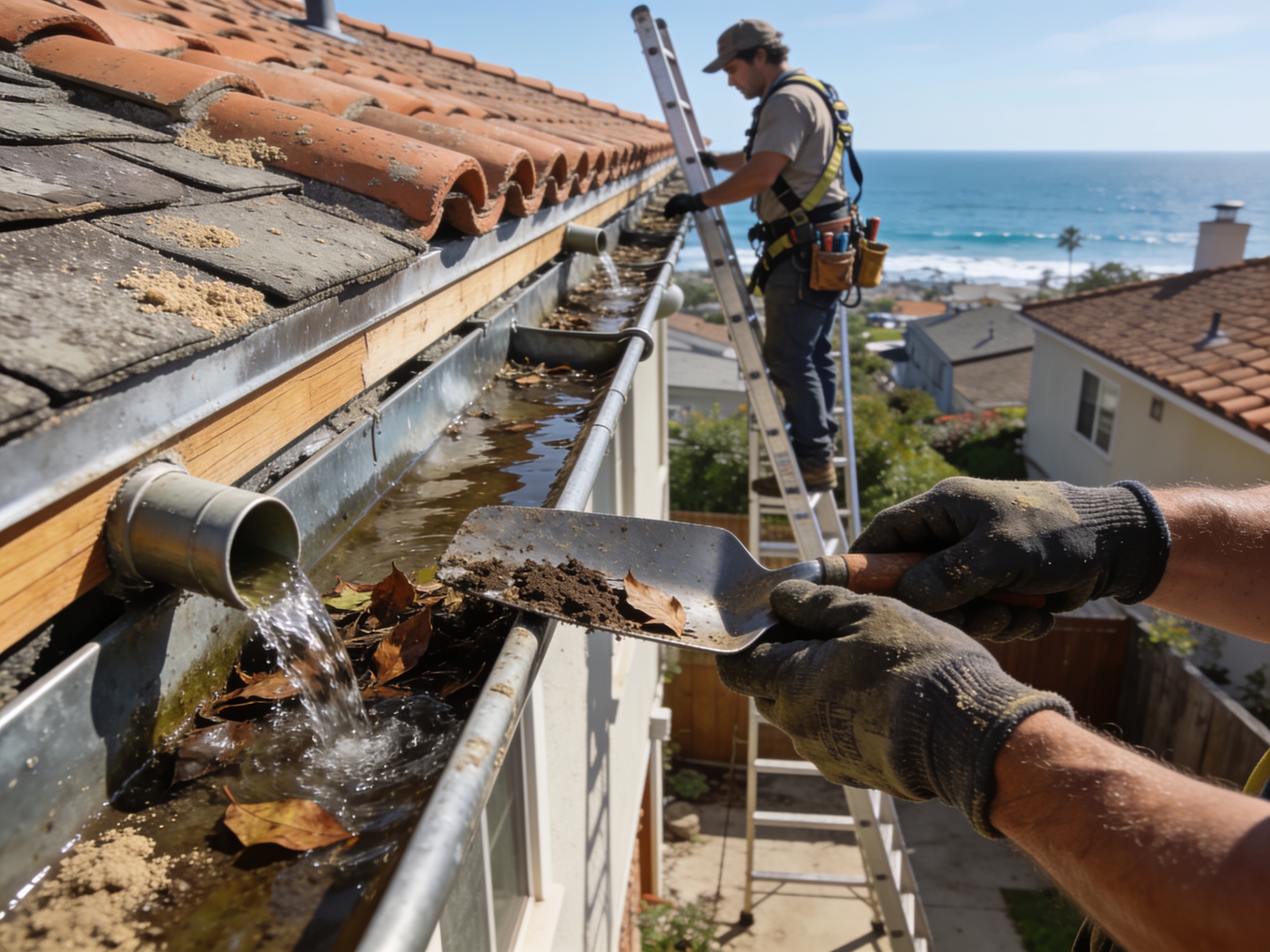 Maintaining Gutters To Stop Roof Edge Leaks In Kensington