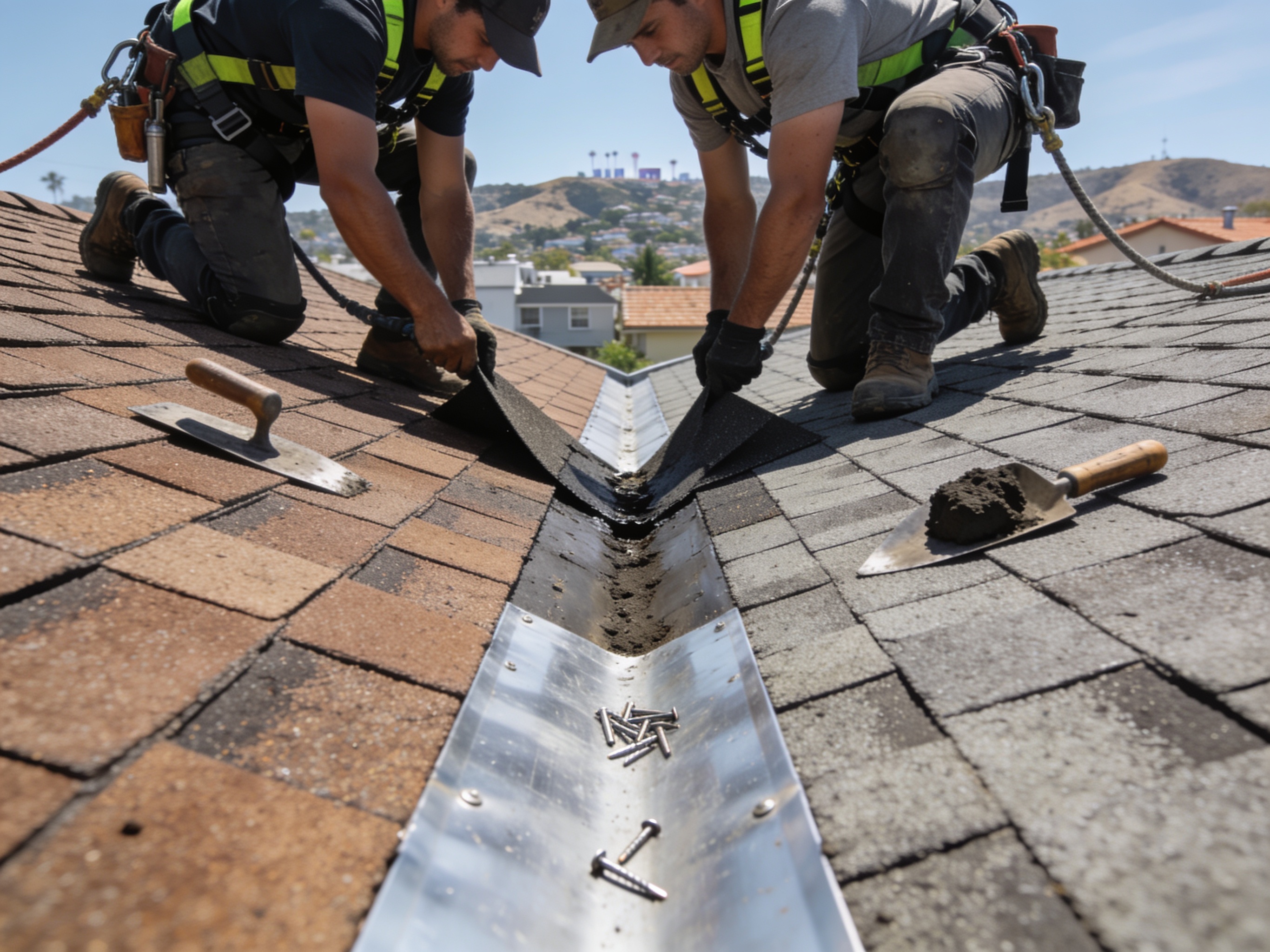 Repairing Valley Leaks On Intersecting Roofs In North Park